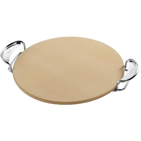 er Pizza Stone, 167 in L, 132 in W, Cordierite, Beige 8836 Zoro